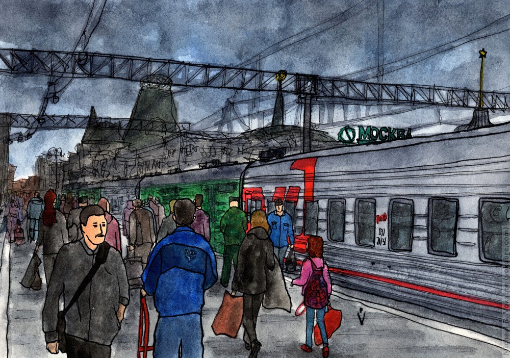 Railway Symphony. §106: Moscow, Arrival
