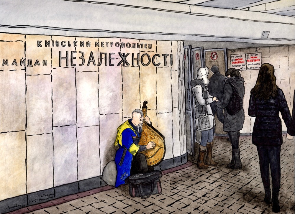 Kiev, Under the Independence Square