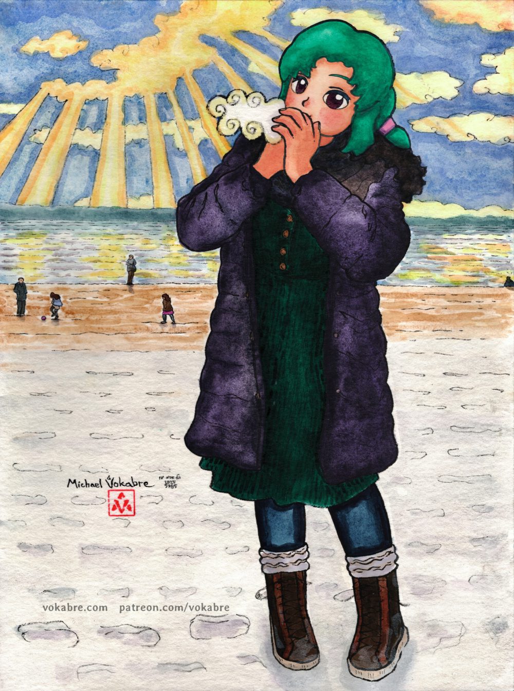 Lysa as Alpha Hatsuseno at Hatsuhinode on Miura Beach