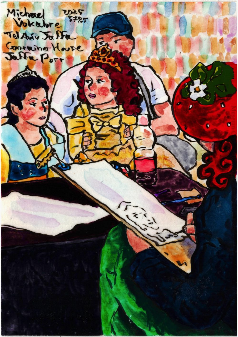 Postcard: Purim at Jaffa Port I